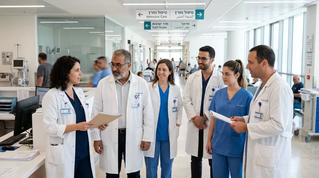 Israeli radiologist evaluates an astrocytoma in the brain